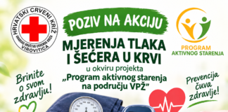 Akcija na Gradskoj tržnici u Virovitici: Dođite po „špeceraj“, besplatno provjerite tlak i razinu šećera u krvi
